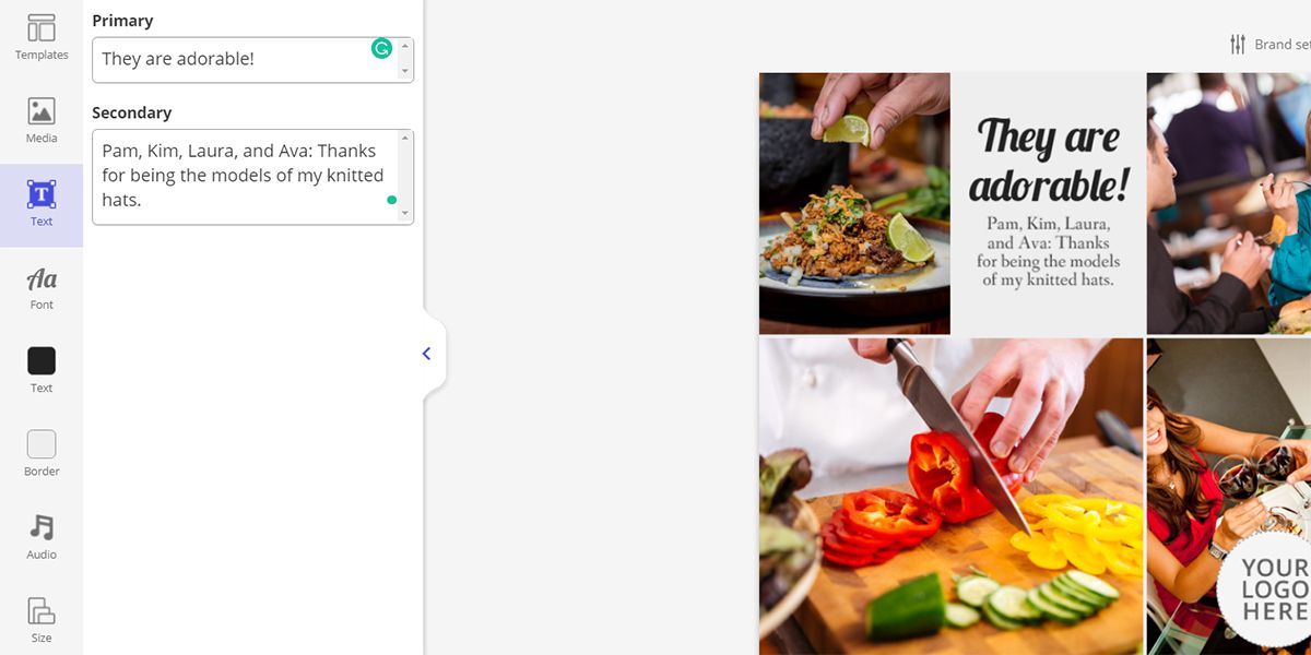 Редактирование полей Primary и Secondary в Ripl