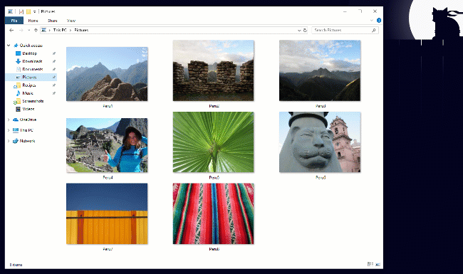 Темная тема Проводника и демонстрация захвата экрана