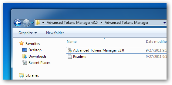 Интерфейс Advanced Token Manager — основной экран