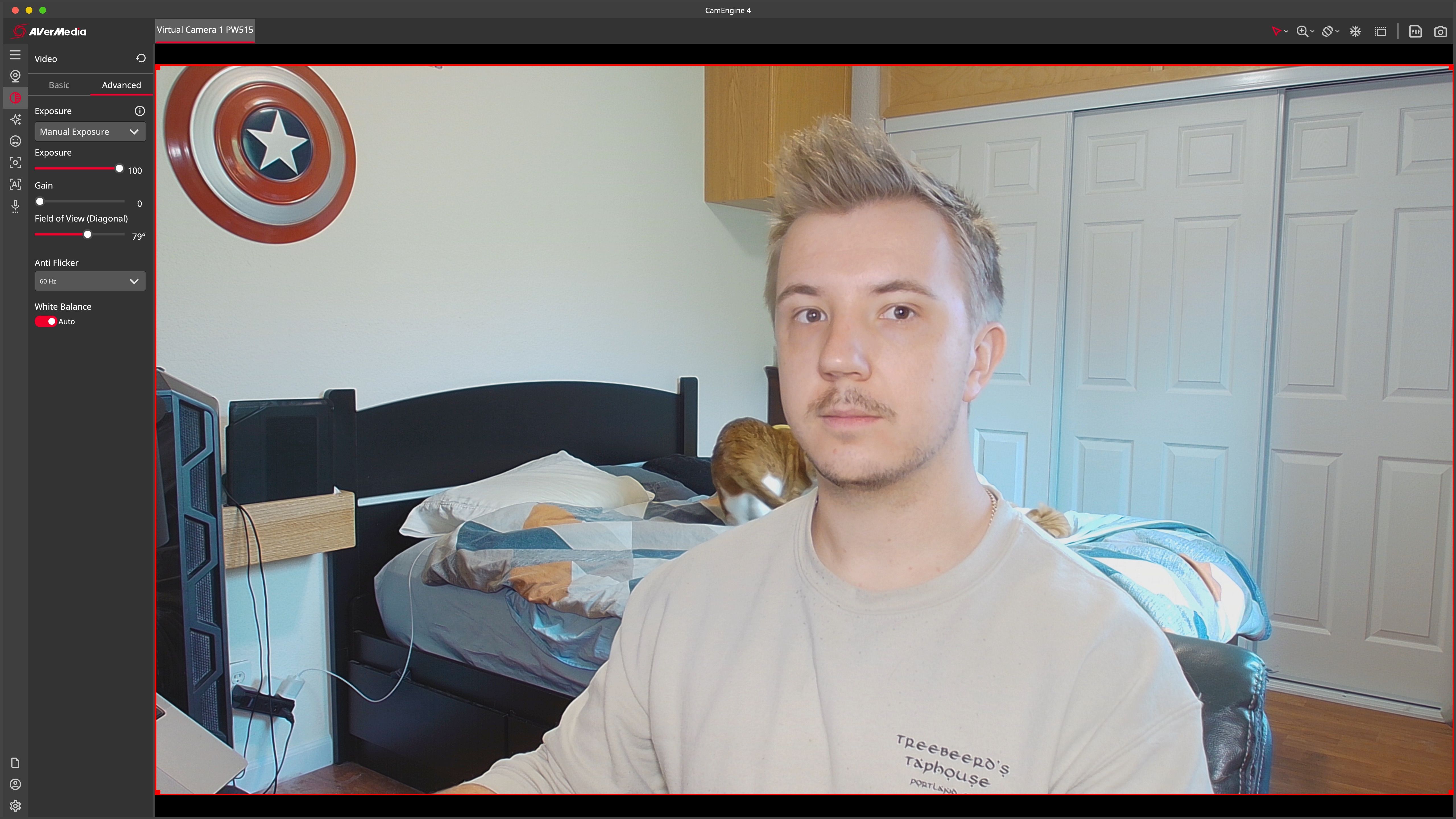 Too bright manual exposure example