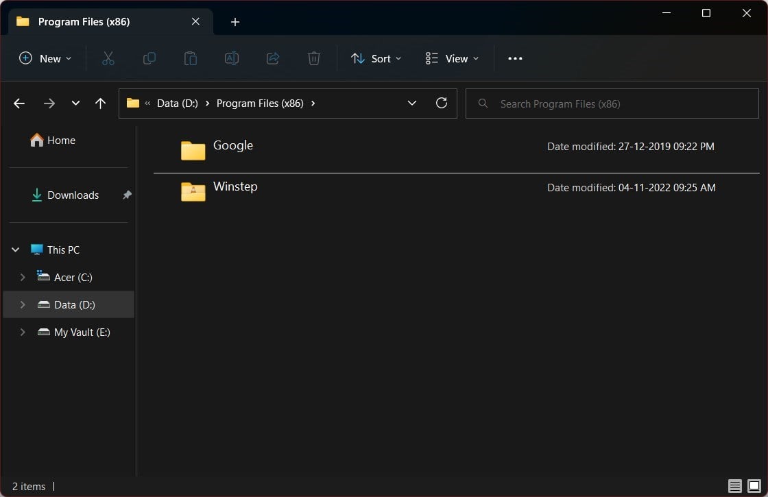 Пример вида Content