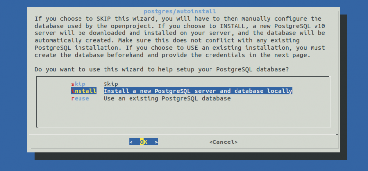 Установка PostgreSQL