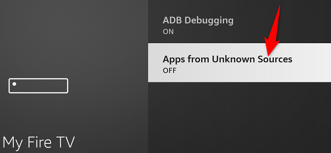Выберите «Приложения из неизвестных источников».