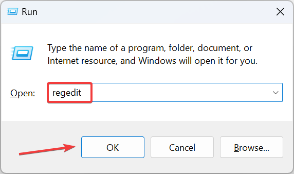 Редактор реестра для исправления 0x80041013