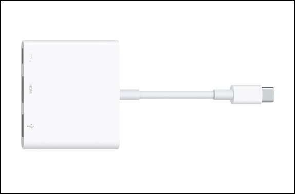 Мультипортный адаптер с HDMI, USB‑A, SD‑ридером и Ethernet