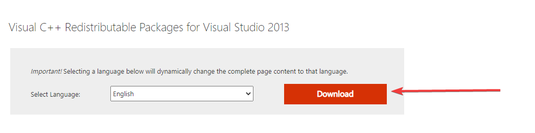 Загрузка .NET Framework с официального сайта