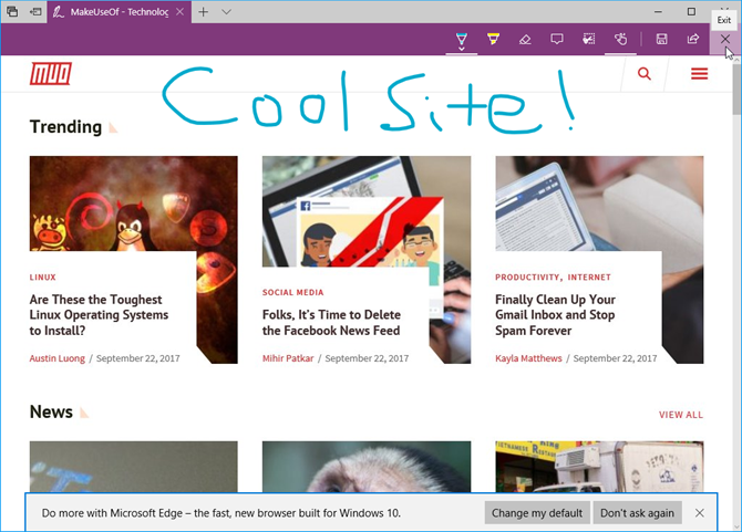 windows ink pen enabled