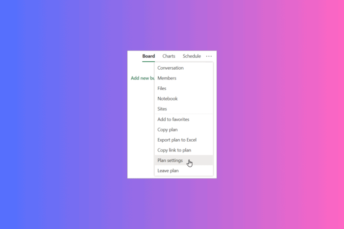 Как удалить план и задачу в Microsoft Planner