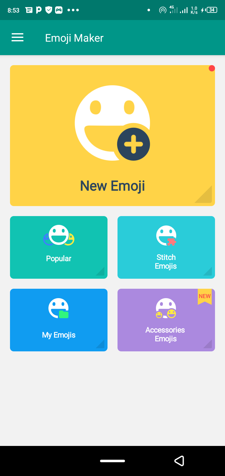 Главная страница Emoji Maker