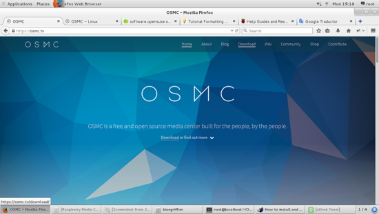 Установка OSMC на Raspberry Pi 2