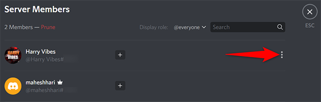 Меню трёх точек с опцией «Передать права собственности»