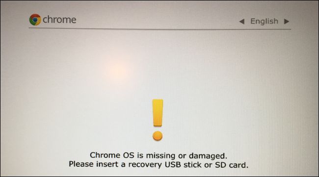Подключение флешки с носителем восстановления к Chromebook