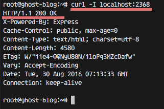 Установка Ghost на Ubuntu 16.04 с Node.js и Apache SSL
