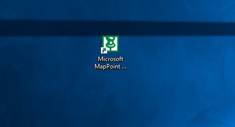 Atalho do Microsoft MapPoint na área de trabalho