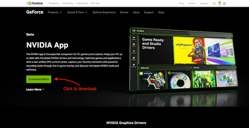 скачать nvidia app