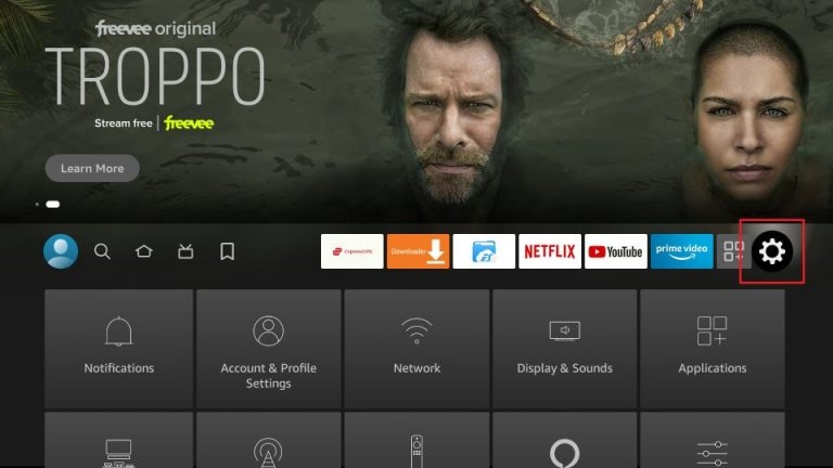 My Fire TV 메뉴 화면