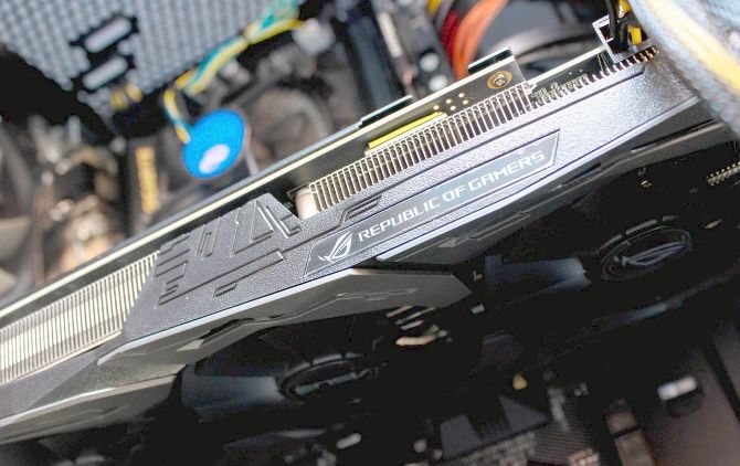 A PC graphics card (aka video card or GPU)