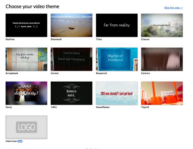 Темы оформления Stupeflix