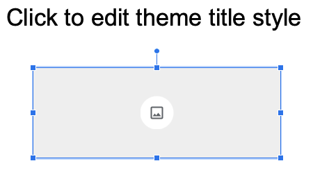 Несколько заполнителей на макете в Google Slides