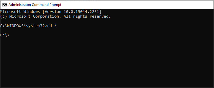 Созданный список папок для удаления в текстовом редакторе