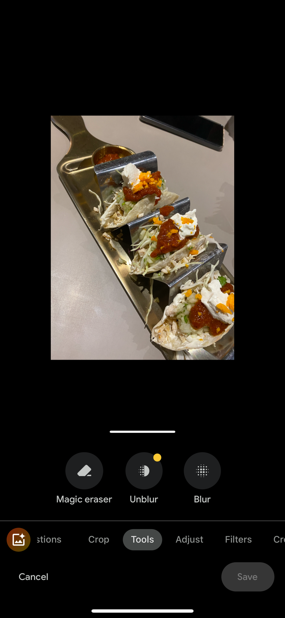 Инструменты редактирования Google Photos: Magic eraser, Unblur и Blur