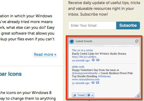 Adlesse заменяет блоки Google AdSense виджетами на странице.