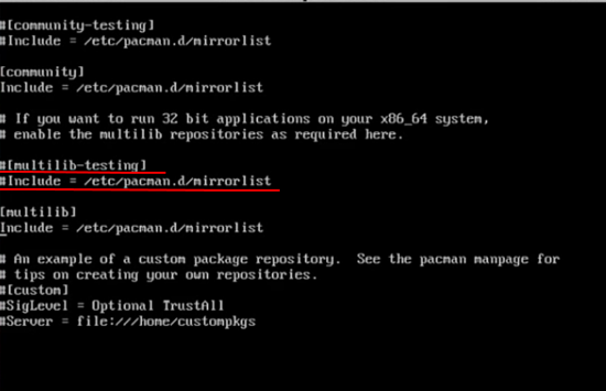 Arch Linux x86_64: базовая установка и XFCE