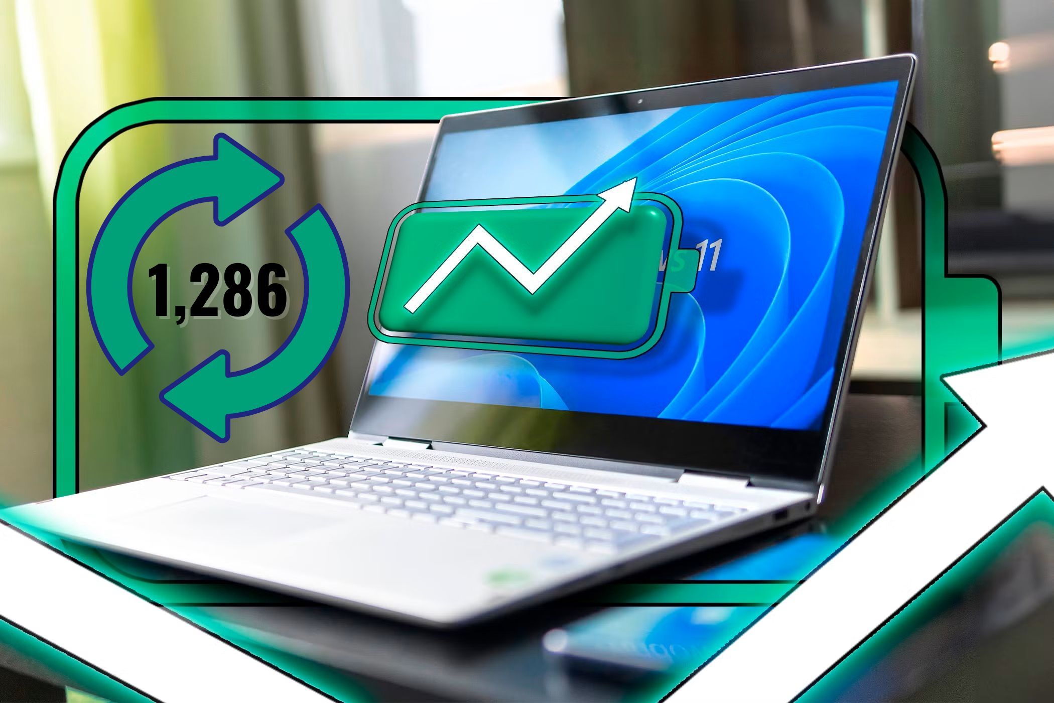 Проверка количества циклов батареи в Windows