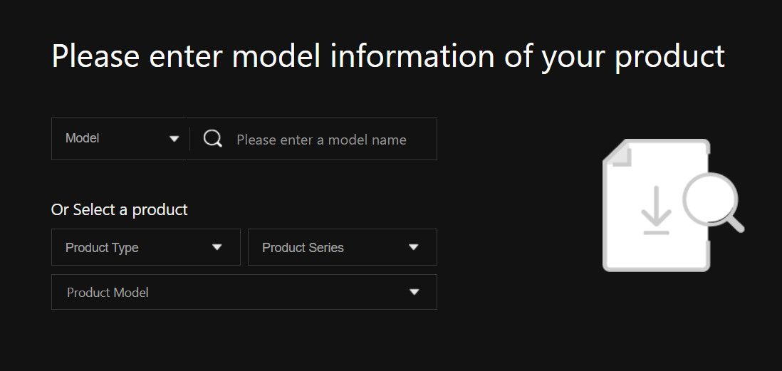 Поиск драйвера ASUS на официальном сайте