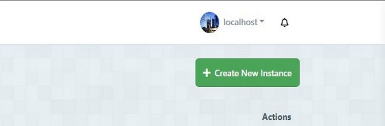 Кнопка создания нового инстанса на платформе ElephantSQL