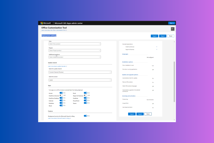 Настройка Office: создание и управление конфигурациями