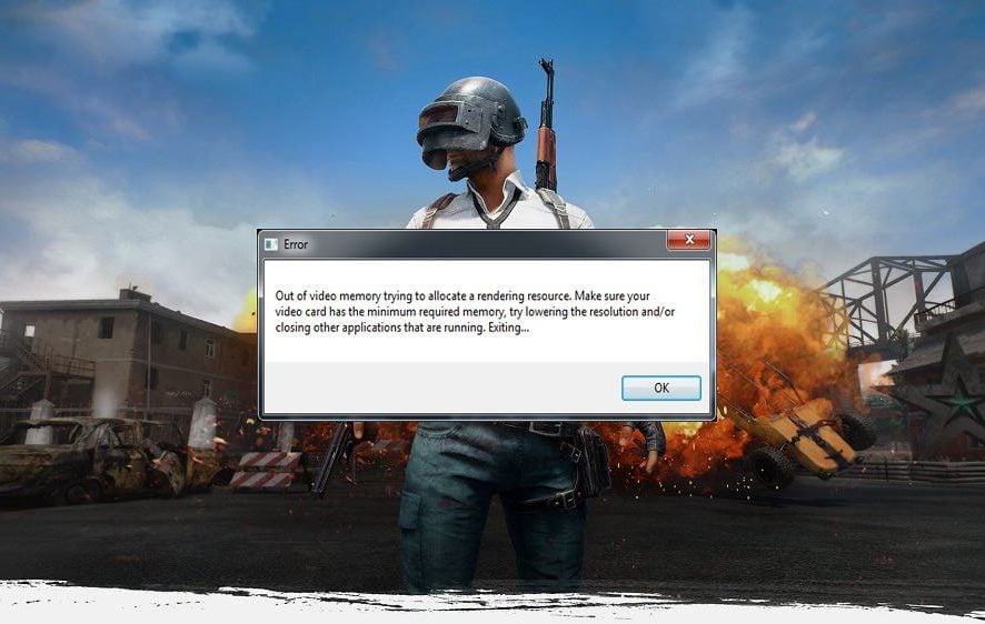 Исправить Out of video memory в PUBG