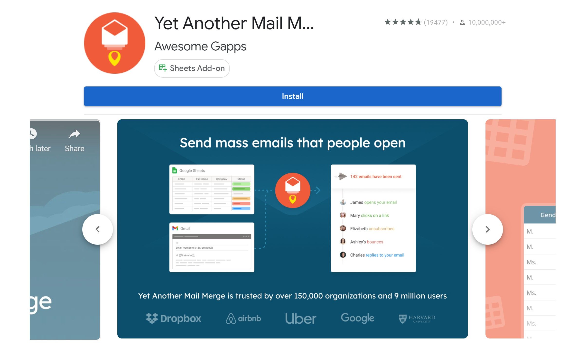 YAMM: массовая рассылка через Google Sheets