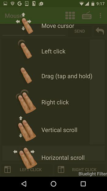 Помощь по управлению мышью при первом запуске