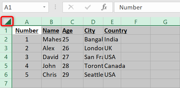 Нажмите «Выделить всё»