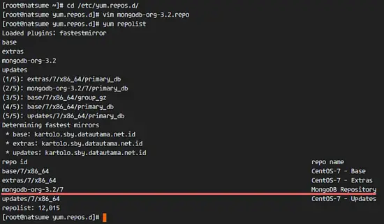 Установка MongoDB 3.2 на CentOS 7
