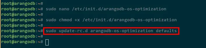 Создание скрипта оптимизации для ArangoDB