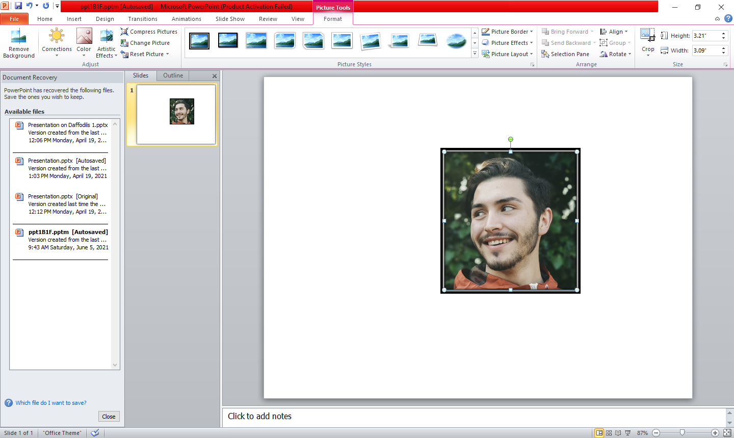 Толстая чёрная рамка на изображении