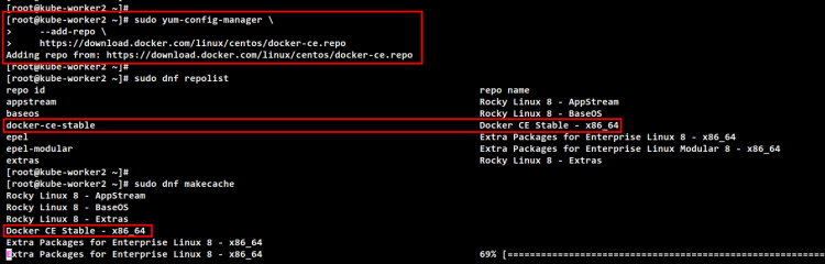 Добавление репозитория Docker в Rocky Linux