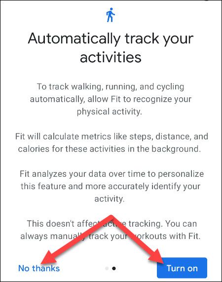 activity tracking