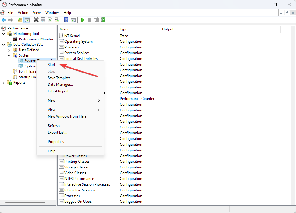 Запуск Performance Monitor — начало диагностики системы