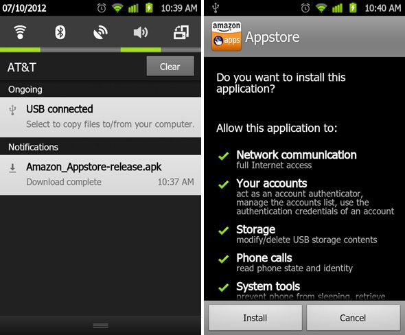 Настройки Android — включение неизвестных источников