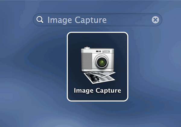 Запуск Захвата изображений через Launchpad