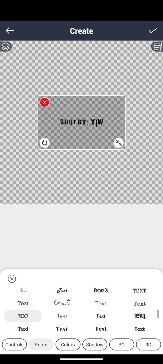 Создание водяного знака в Add Watermark on Photos