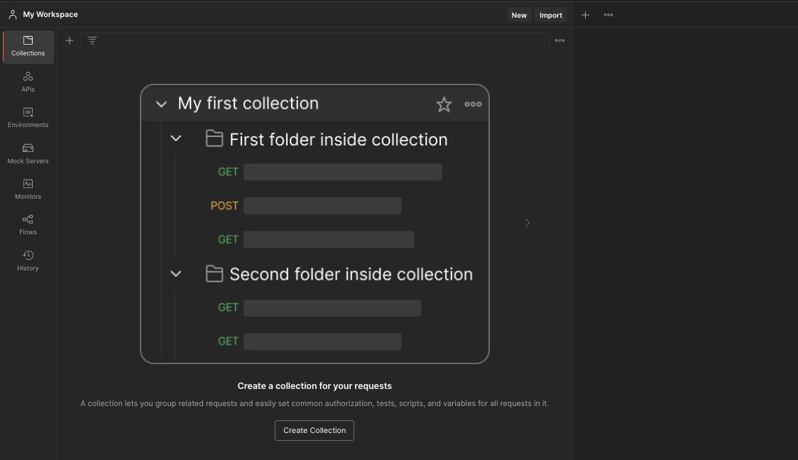 Вид коллекций в Postman
