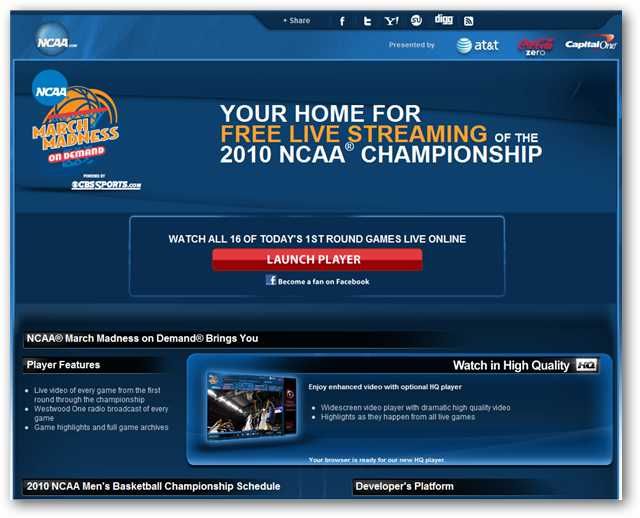 Как смотреть NCAA March Madness онлайн