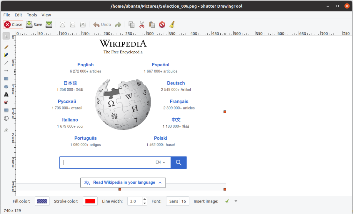 Shutter Drawing tool