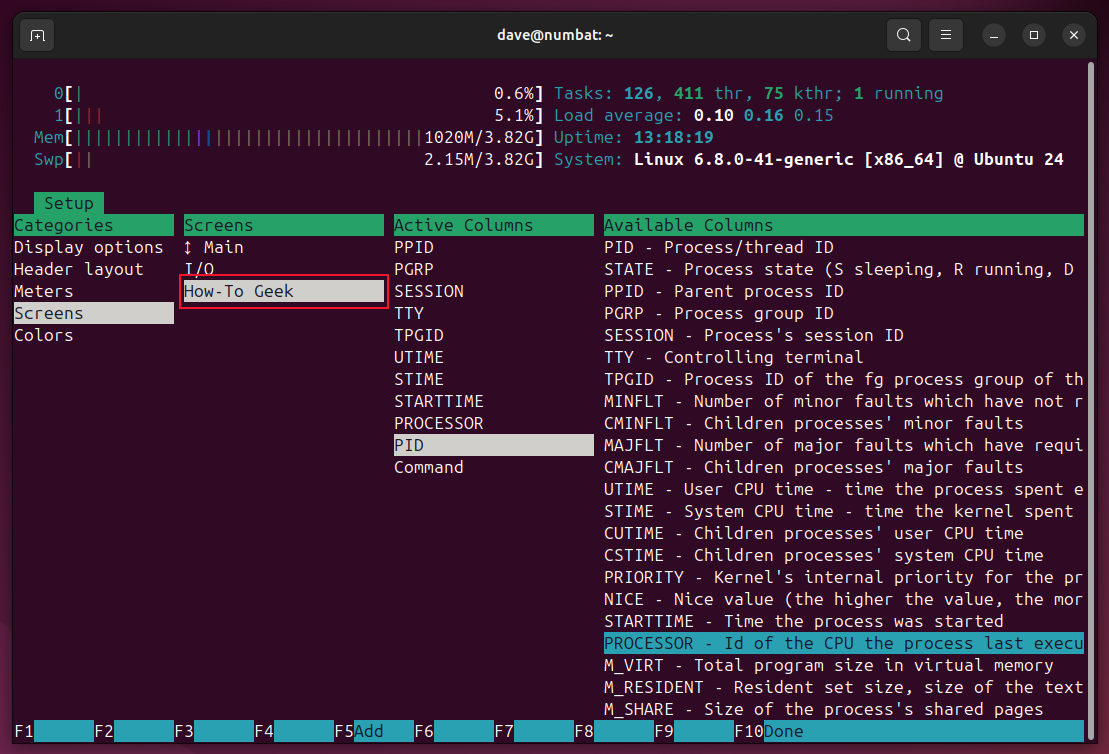 Добавление нового пользовательского экрана.