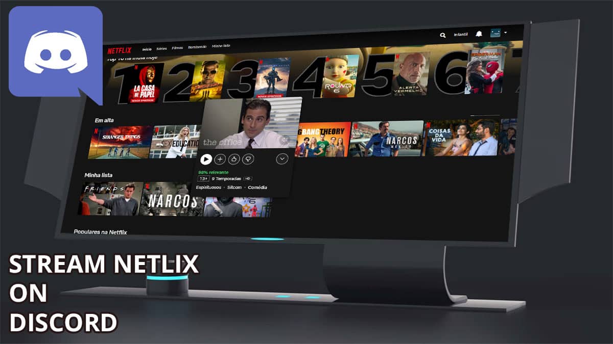 Como transmitir Netflix no Discord