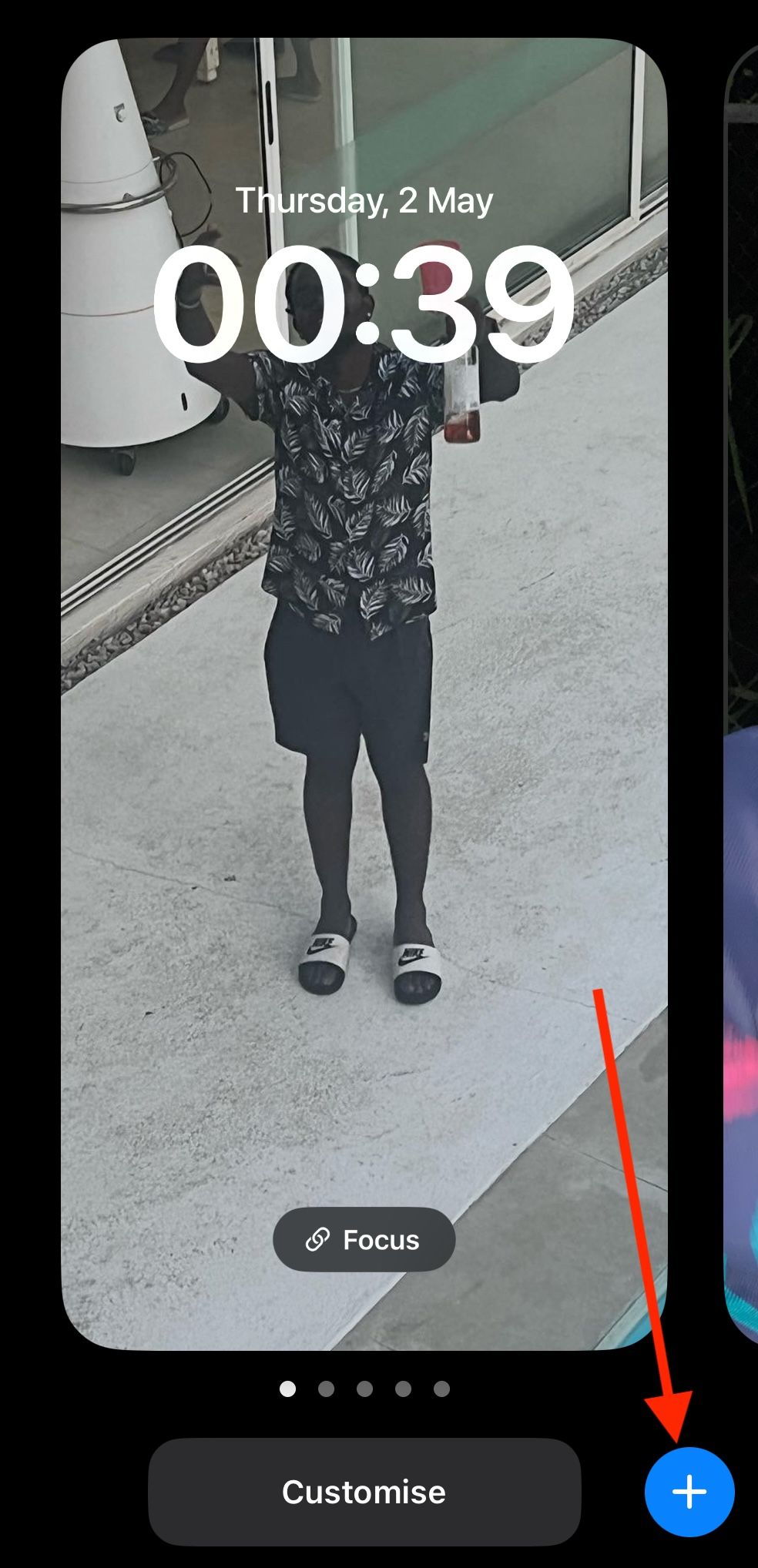 Создание нового экрана блокировки на iPhone (нажатие и удержание)